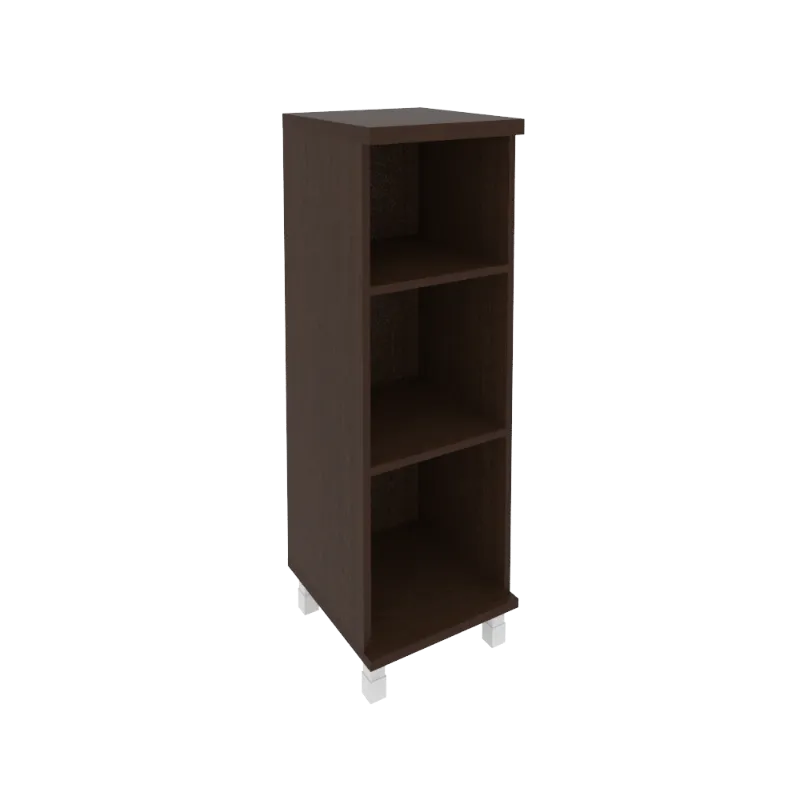 Стеллаж средний узкий First KSU-2 (венге Цаво)